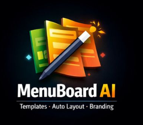 digital menu restaurant board